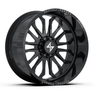 Sentali – Forged SF-3 – Black – 22″x10″ -24mm – All weather Wheels – SF322105224GB